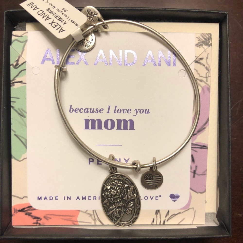 Alex and Ani - Because I love you Mom bracelet